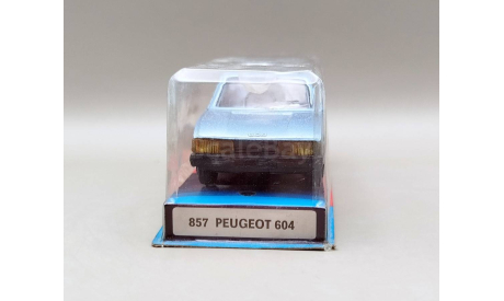 Peugeot 604 №857 (синий) Пежо Norev Jet-car М.1171, масштабная модель, scale43