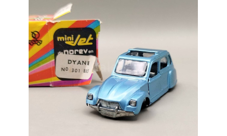 Citroen Dyane (голубой) Ситроен Norev Mini Jet М.1173, масштабная модель, scale0, Citroën