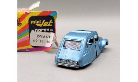 Citroen Dyane (голубой) Ситроен Norev Mini Jet М.1173, масштабная модель, scale0, Citroën