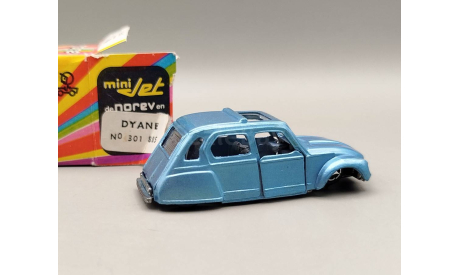 Citroen Dyane (голубой) Ситроен Norev Mini Jet М.1173, масштабная модель, scale0, Citroën