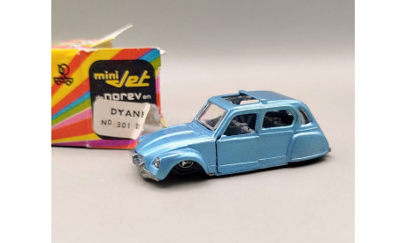 Citroen Dyane (голубой) Ситроен Norev Mini Jet М.1173, масштабная модель, scale0, Citroën