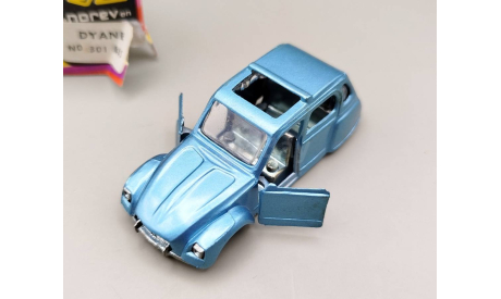 Citroen Dyane (голубой) Ситроен Norev Mini Jet М.1173, масштабная модель, scale0, Citroën