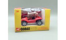 G.P. Beach Buggi Whizzwheels #381 (красный) Corgi Toys М.1183, масштабная модель, scale0