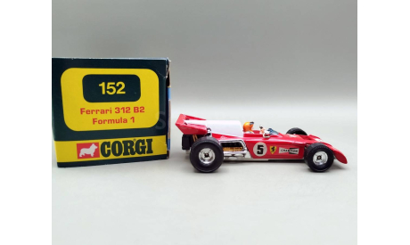 Ferrari 312 B2 Formula 1 #152 (красный) Феррари Corgi Toys  М.1191, масштабная модель, scale43