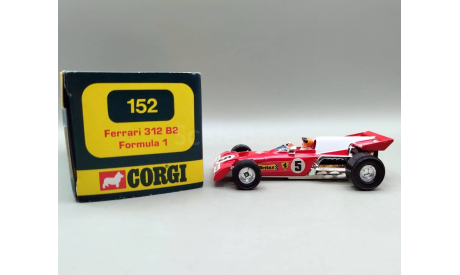 Ferrari 312 B2 Formula 1 #152 (красный) Феррари Corgi Toys  М.1191, масштабная модель, scale43