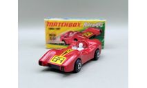 1:64 Turbo Fury Superfast Rola-Matics No. 69 (красный) Турбо Фури Matchbox М.1205, масштабная модель, scale64