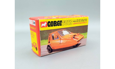 Коробка Corgi Toys #389 Reliant Bond Bug 700 ES Whizzwheels М.1209, масштабная модель, scale0