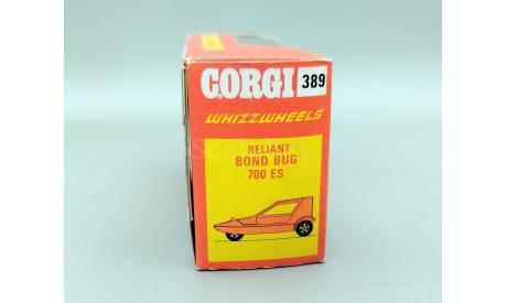 Коробка Corgi Toys #389 Reliant Bond Bug 700 ES Whizzwheels М.1209, масштабная модель, scale0