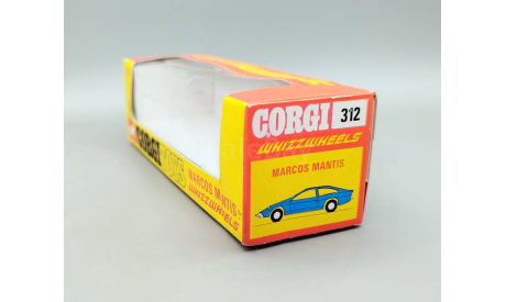 Коробка Corgi Toys #312 Marcos Mantis Whizzwheels М.1215, масштабная модель, scale0