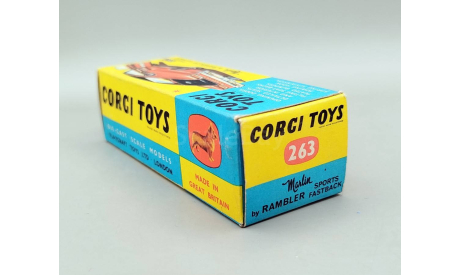 Коробка Corgi Toys #263 Marlin Rambler Sports Fastback М.1219, масштабная модель, scale0