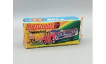 Коробка Matchbox Superfast No. 59 Mercury Fire Chief М.1224, масштабная модель, scale64