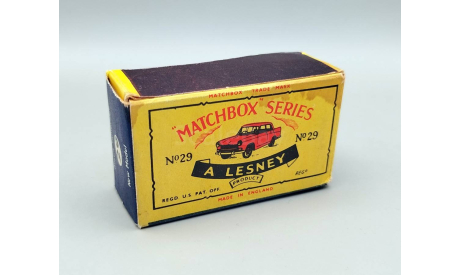 Коробка Matchbox Lesney No. 29 Austin A55 Cambridge М.1228, масштабная модель, scale64