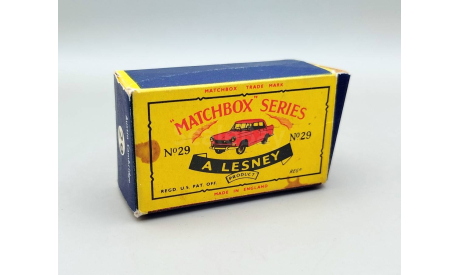Коробка Matchbox Lesney No. 29 Austin A55 Cambridge М.1228, масштабная модель, scale64