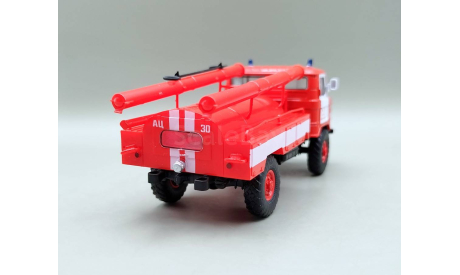 Горький-66 АЦ-30(66) пожарный (красный) Modimio М.1247, масштабная модель, ГАЗ, scale43