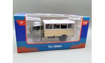 Горький-66 вахта ТС-3964 (т.зелёный/бежевый/белый) Modimio М.1250, масштабная модель, ГАЗ, scale43