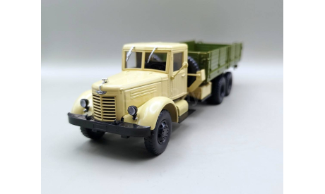 ЯАЗ-210 бортовой (бежевый/зелёный) Modimio М.1280, масштабная модель, scale43