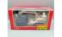КрАЗ-260 экскаватор ЭО-4421А (зелёный/бежевый) Наш Автопром М.1283, масштабная модель, scale43