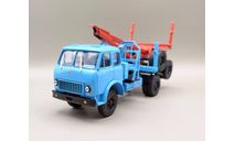 МАЗ-509 лесовоз / трубовоз (синий) Modimio М.1288, масштабная модель, scale43