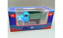 Горький-63 бортовой (голубой/зелёный) Modimio М.1293, масштабная модель, scale43, ГАЗ