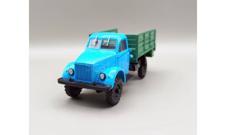 Горький-63 бортовой (голубой/зелёный) Modimio М.1293, масштабная модель, scale43, ГАЗ