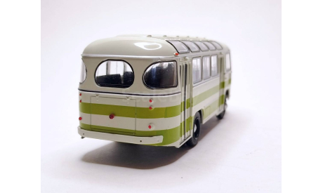 Автобус ПАЗ-672 (белый/зелёный) Modimio М.1309, масштабная модель, scale43