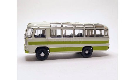Автобус ПАЗ-672 (белый/зелёный) Modimio М.1309, масштабная модель, scale43