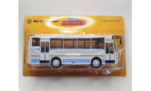 Автобус ПАЗ-4230 ’Аврора’ (белый) Modimio М.1313, масштабная модель, scale43