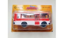 Автобус ПАЗ-3205 (красный/белый) Modimio М.1314, масштабная модель, scale43