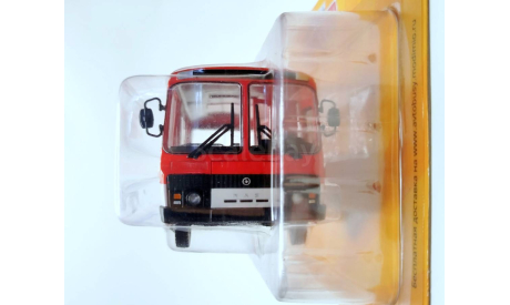 Автобус ПАЗ-3205 (красный/белый) Modimio М.1314, масштабная модель, scale43