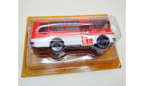 Автобус ПАЗ-3205 (красный/белый) Modimio М.1314, масштабная модель, scale43