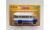 Автобус КАВЗ-685 (белый/синий) Modimio М.1323, масштабная модель, scale43