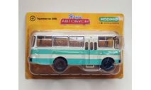 Автобус Таджикистан-3205 ПАЗ (белый/зелёный) Modimio М.1326, масштабная модель, scale43