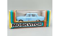 Москвич-412 медпомощь Август 1989 (голубой) СССР Агат/Моссар/Тантал М.1333, масштабная модель, scale43