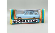 Москвич-427 с багажником ноябрь 1990 (голубой) СССР Агат/Моссар/Тантал М.1335, масштабная модель, scale43