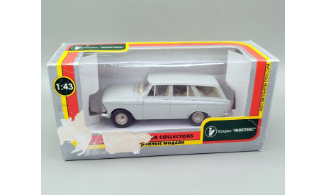 Москвич-412 (серо-голубой) СССР/Россия Агат/Моссар/Тантал М.1344, масштабная модель, scale43