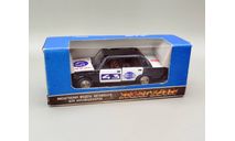ВАЗ-2107 ’Жигули’ ралли / спорт июнь 1995 (чёрный/белый) СССР/Россия Агат/Моссар/Тантал М.1351, масштабная модель, scale43