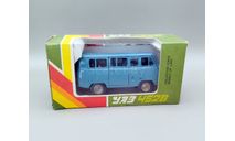 УАЗ-452В А41 КАПРОНОВЫЙ САЛОН (серо-синий) СССР Агат/Моссар/Тантал  М.1367, масштабная модель, scale43