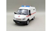 Горький-32214 Скорая медицинская помощь (белый) DeAgostini М.1408, масштабная модель, scale43, ГАЗ