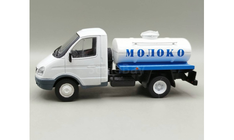 Горький-3302 цистерна ’Молоко’ (белый/синий) DeAgostini  М.1412, масштабная модель, scale43, ГАЗ