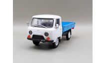УАЗ-452Д бортовой  (белый/голубой) DeAgostini М.1422, масштабная модель, scale43