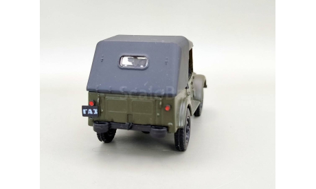 Горький-69А с тентом (хаки/чёрный) DeAgostini  М.1431, масштабная модель, scale43, ГАЗ