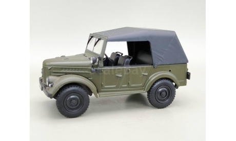 Горький-69А с тентом (хаки/чёрный) DeAgostini  М.1431, масштабная модель, scale43, ГАЗ