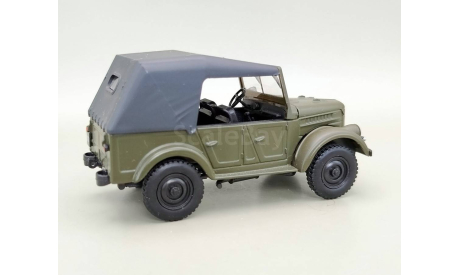 Горький-69А с тентом (хаки/чёрный) DeAgostini  М.1431, масштабная модель, scale43, ГАЗ