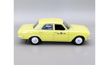 Горький-24-01 такси СССР (жёлтый) DeAgostini  М.1438, масштабная модель, scale43, ГАЗ