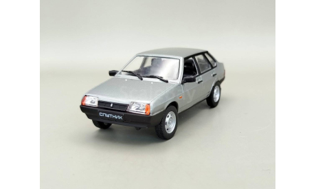 ВАЗ-21099 ЛАДА ’Самара’ (серый металлик) DeAgostini  М.1449, масштабная модель, scale43