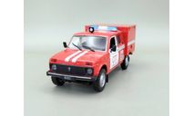 ВАЗ-294611 Нива пожарный (красный) DeAgostini  М.1451, масштабная модель, scale43