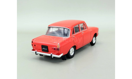 Москвич-412 (красный) DeAgostini М.1458, масштабная модель, scale43