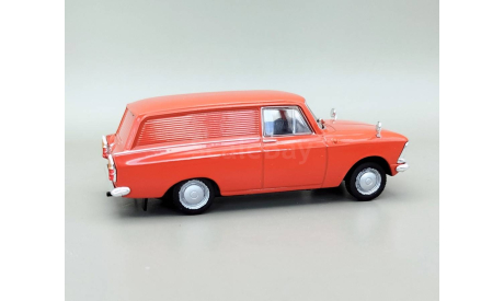 Москвич-434 фургон (красный) DeAgostini  М.1460, масштабная модель, scale43