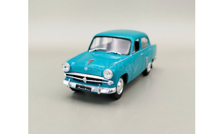 Москвич-402 (бирюзовый) DeAgostini  М.1461, масштабная модель, scale43