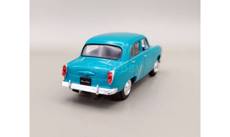 Москвич-402 (бирюзовый) DeAgostini  М.1461, масштабная модель, scale43